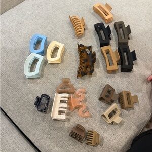 Assorted Colorful Hair Clips Set